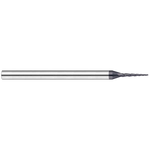 Miniature End Mill - Tapered - Square, 0.1250" (1/8), Shank Dia.: 3/8"
